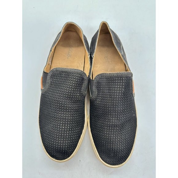 Olukai Pehuea Women's Slip On Sneakers Black Breathable Casual 9.5 - Picture 4 of 10